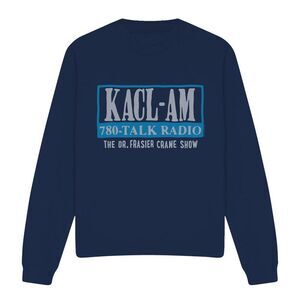 Frasier Unisex Adult KACL-AM Talk Sweatshirt / Navy